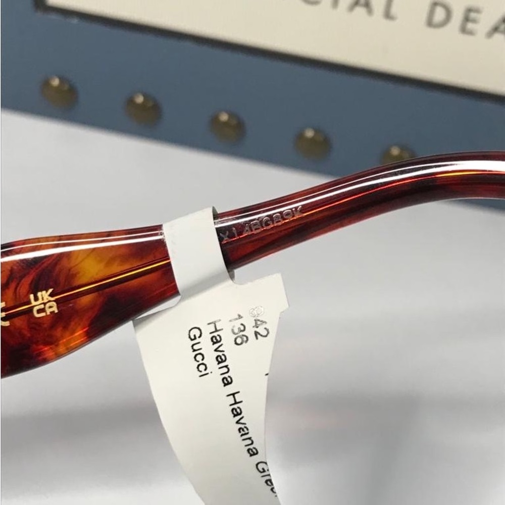 New Authentic 💯- Gucci Eyewear GG1152S 002 tortoiseshell pilot-frame sun… - Picture 15 of 16